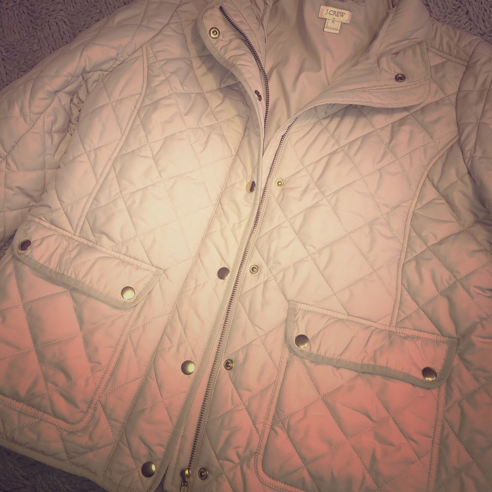 Jcrew quilted coat
